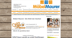 Desktop Screenshot of moebel-maurer.de